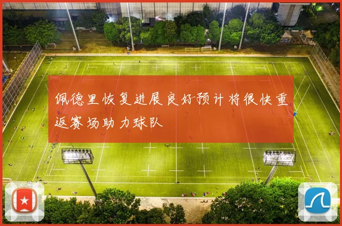 佩德里恢复进展良好预计将很快重返赛场助力球队